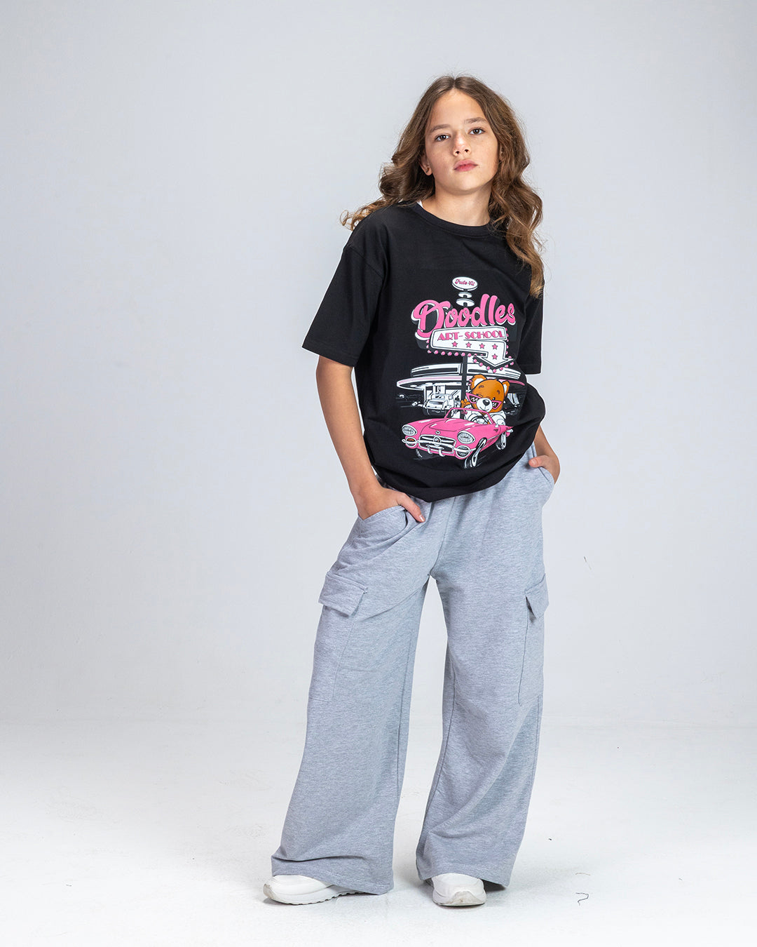 Grey Cotton Pants