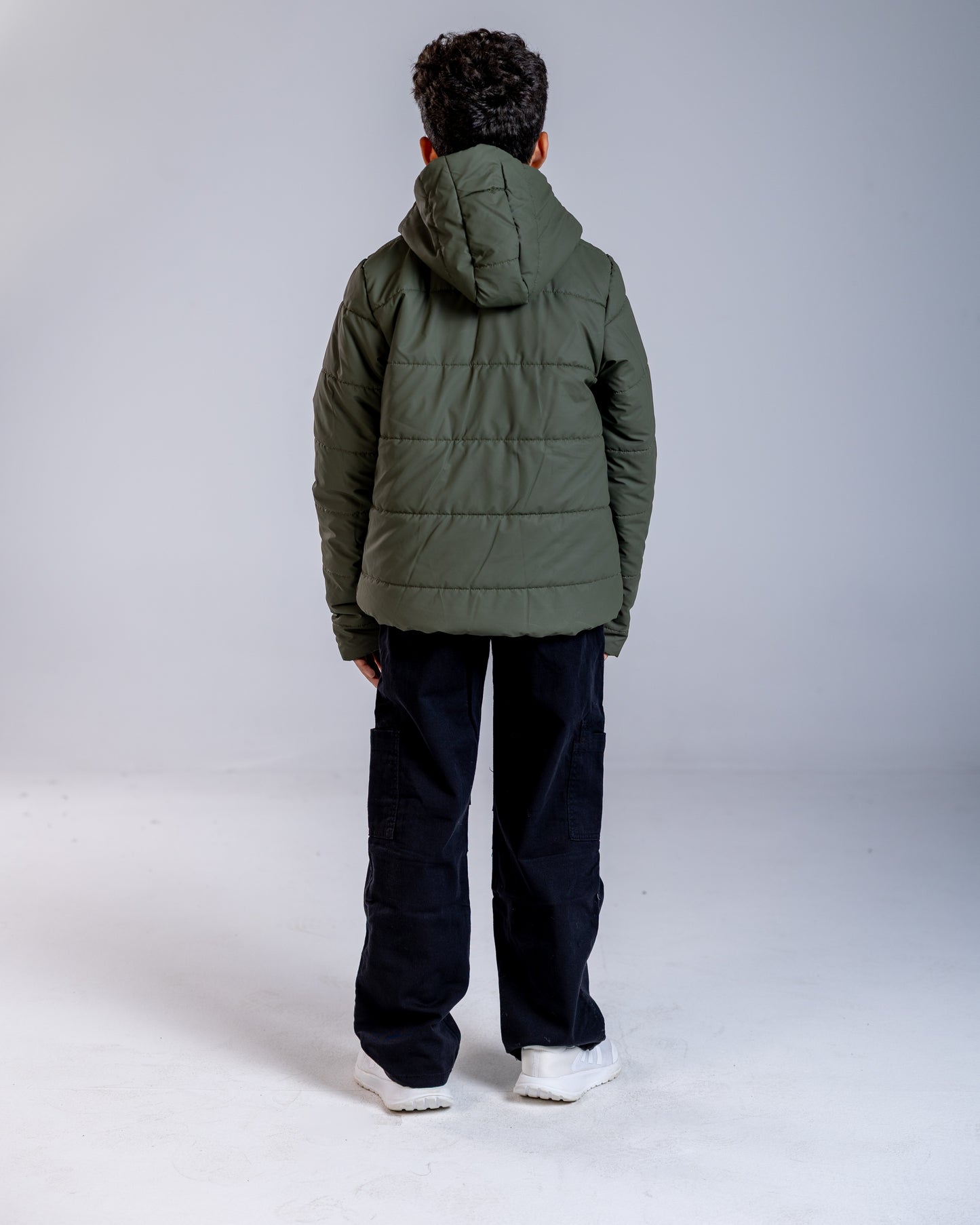 Olive Puffer Jacket