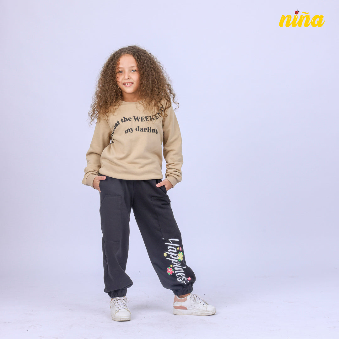 Beige Weekend Sweatshirt