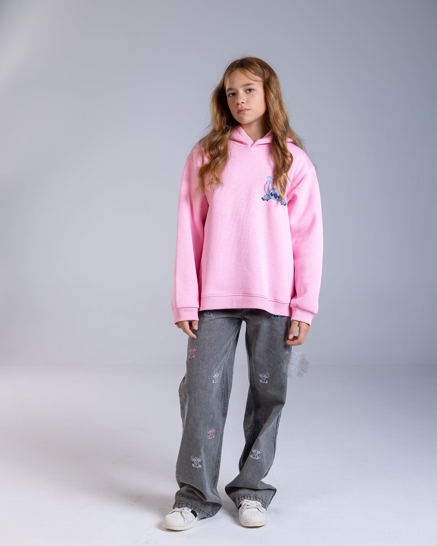 Pink Stitch Sweatshirt