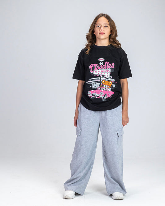 Grey Cotton Pants