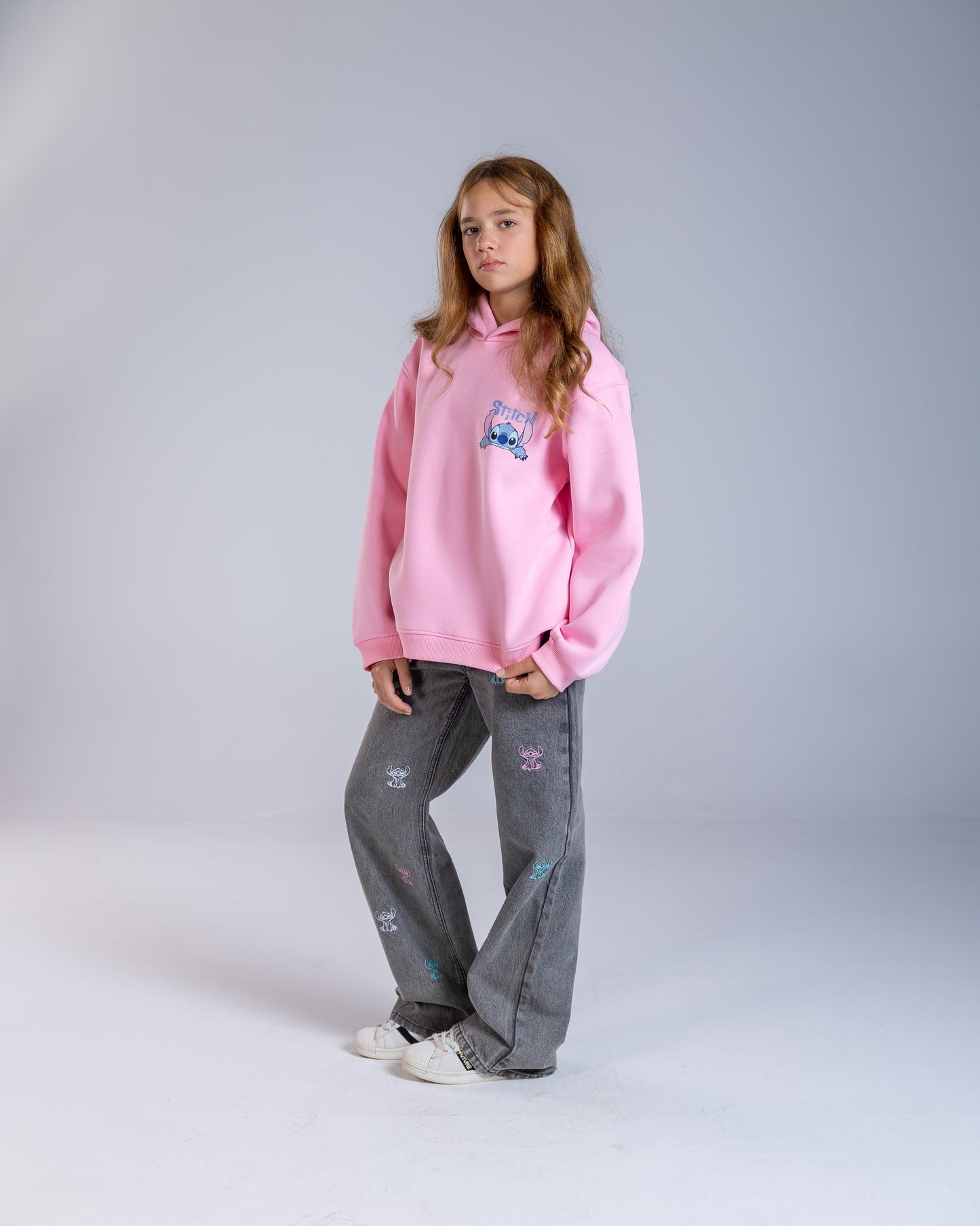 Pink Stitch Sweatshirt