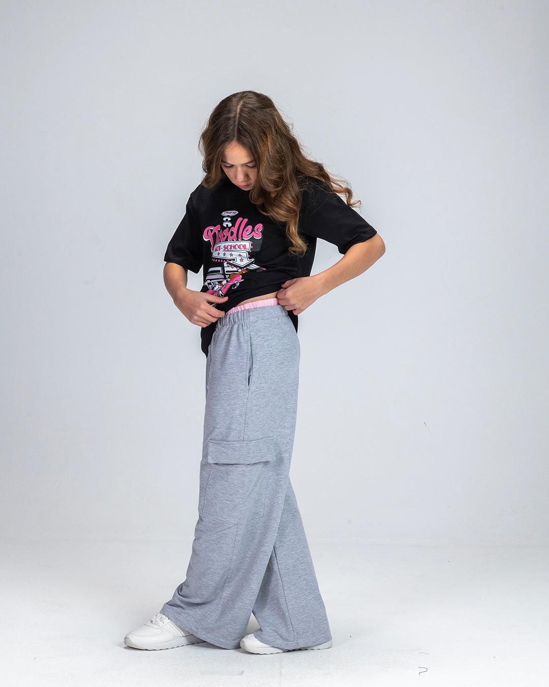 Grey Cotton Pants