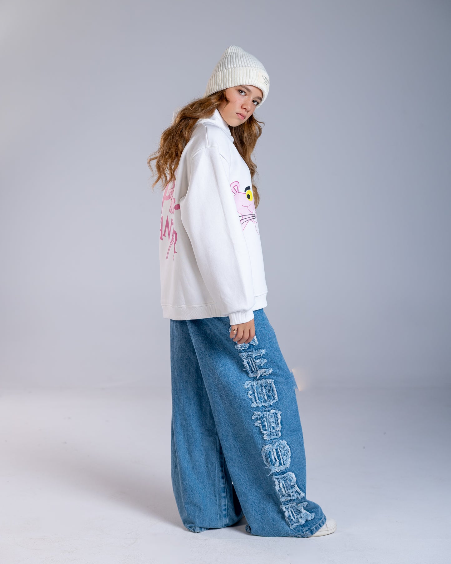 White Panther Sweatshirt