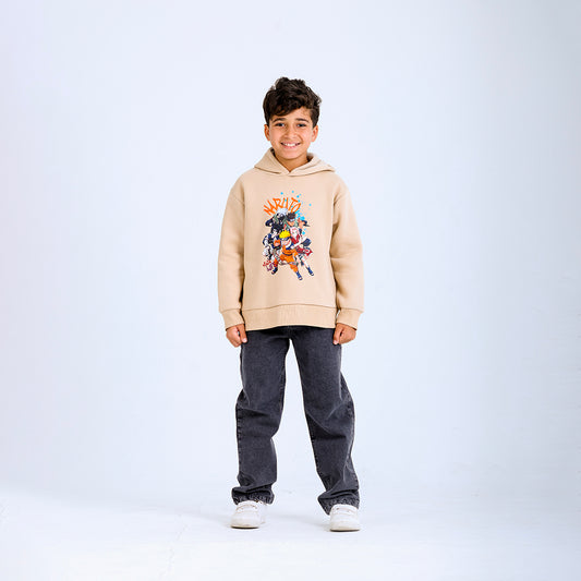 Beige Naruto Sweatshirt
