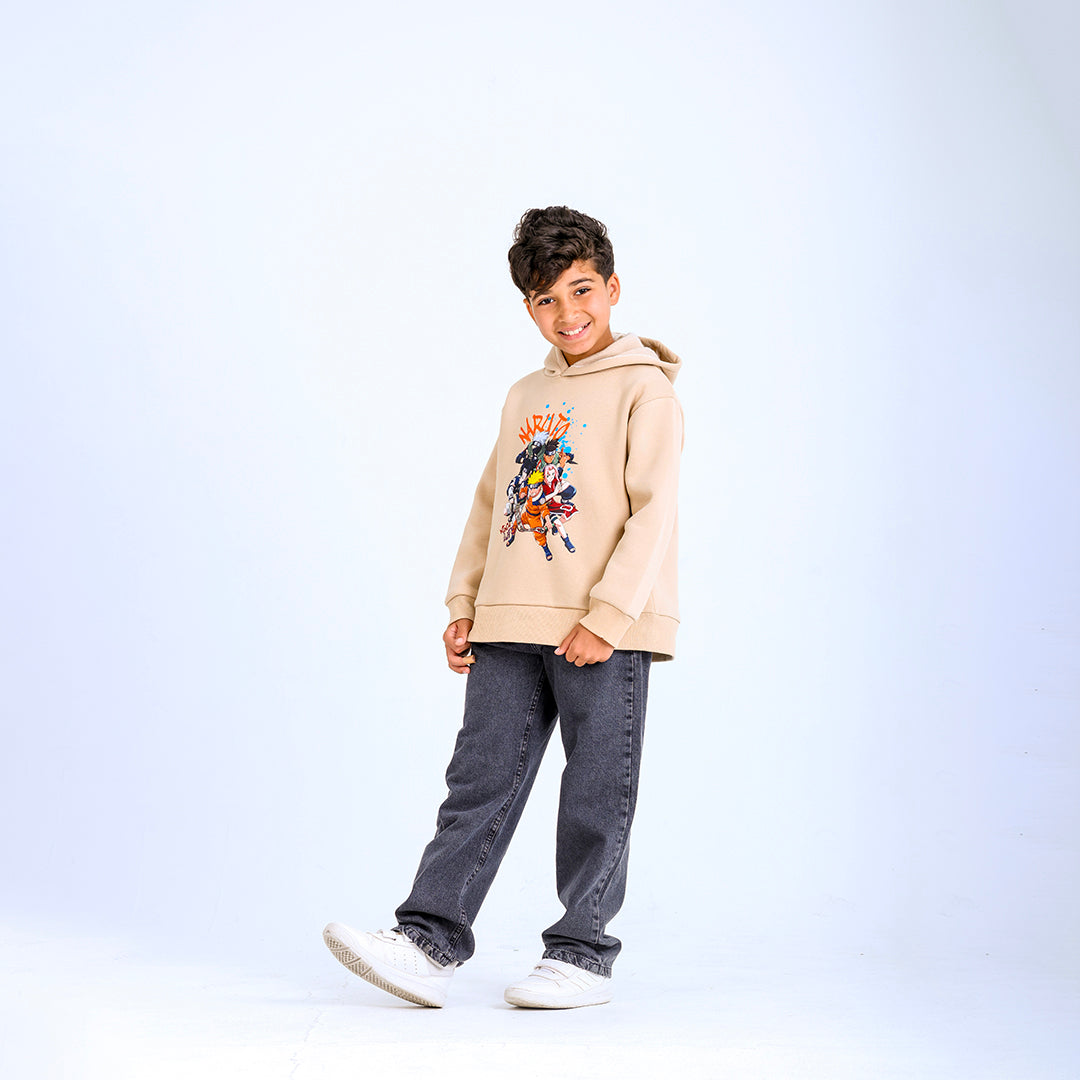 Beige Naruto Sweatshirt