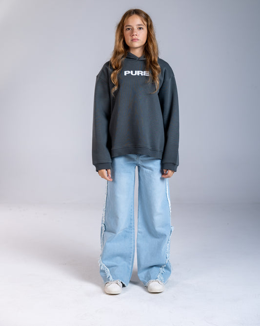 Unfinished Denim Pants