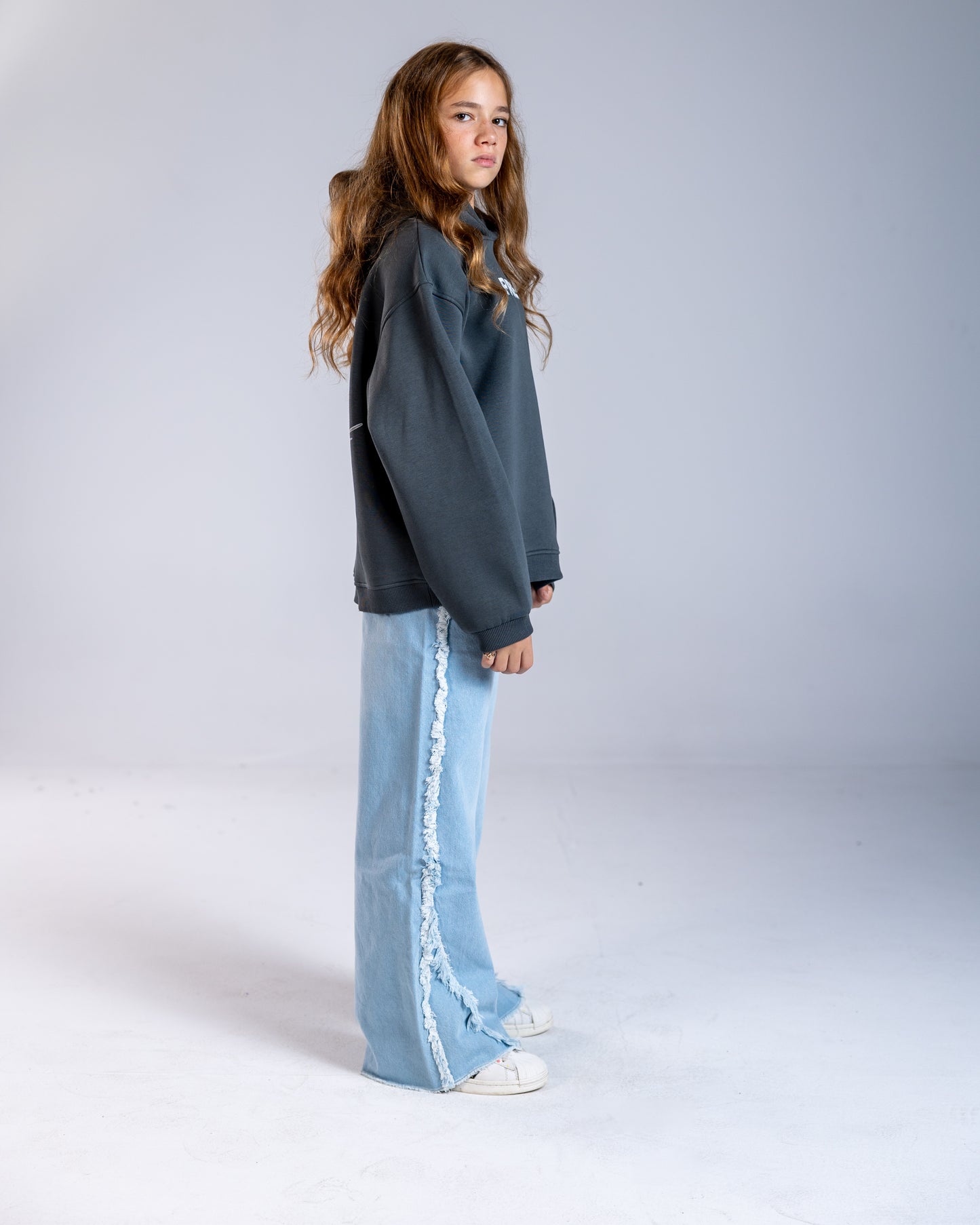 Unfinished Denim Pants