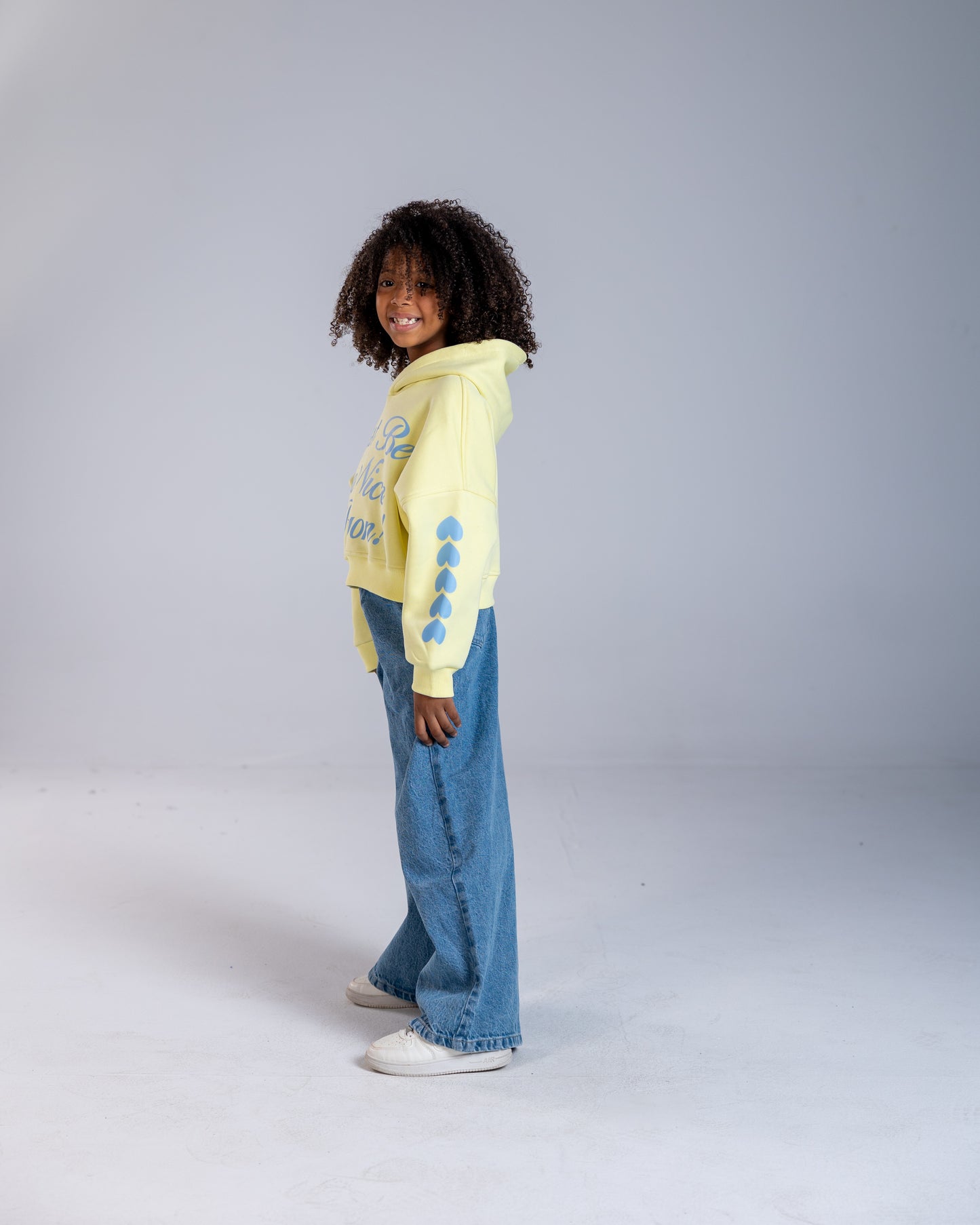 Yellow Be Nice Sweatshirt