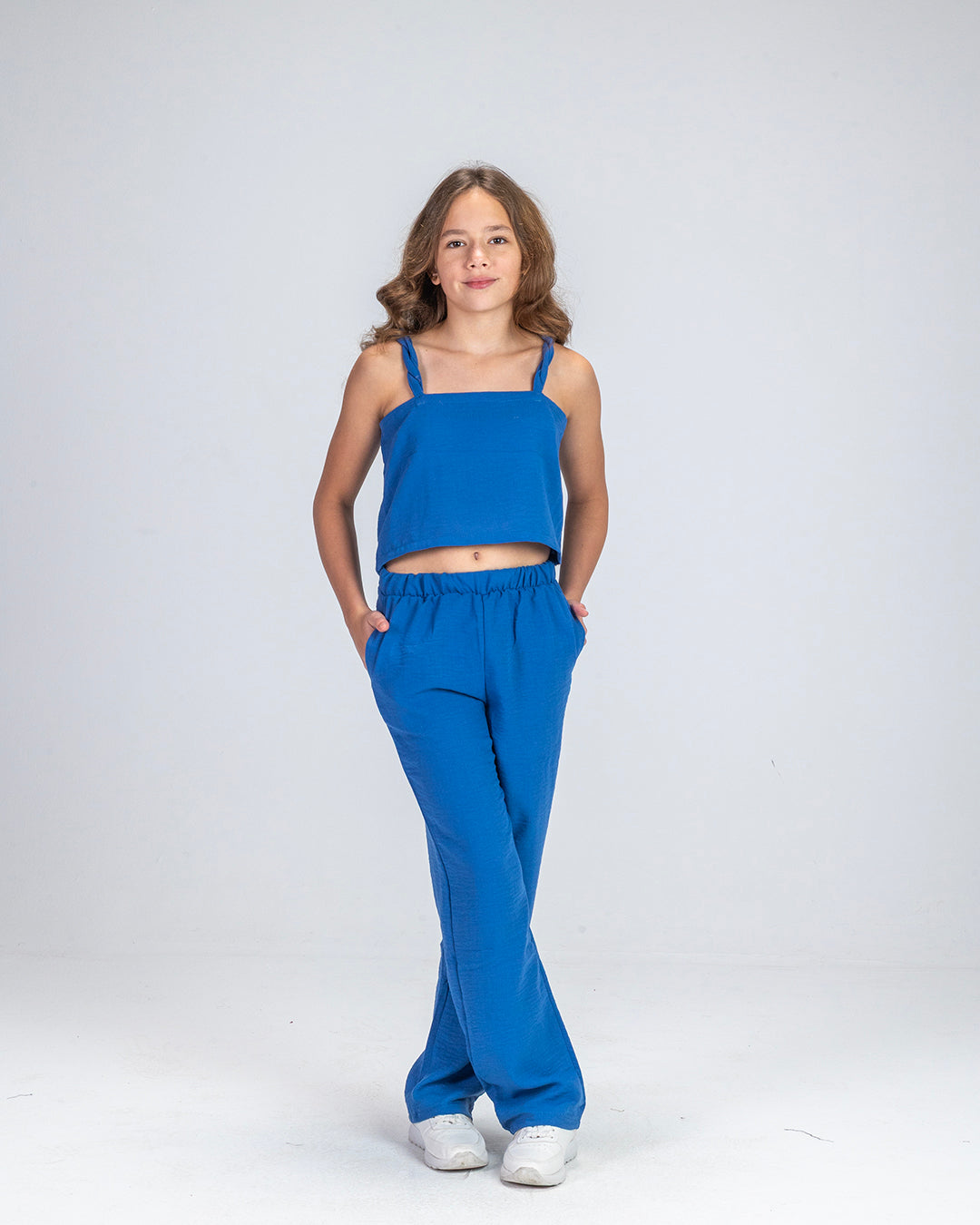 Blue Braided Set