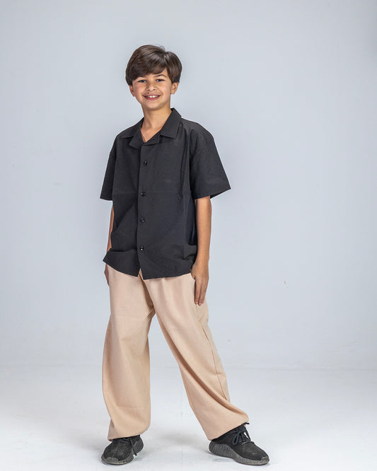 Beige Linen Pants