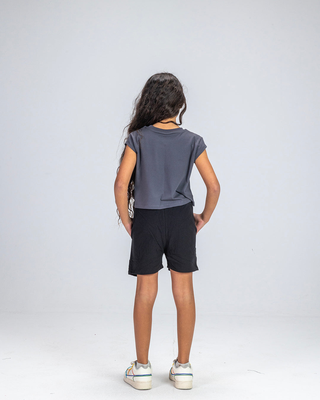 Black Linen Short
