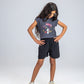 Black Linen Short
