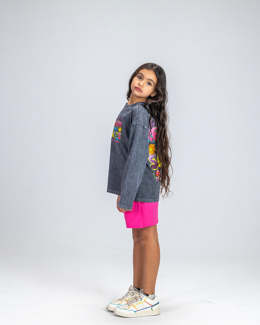 Pink Linen Short