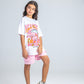 Pink Pleated Shorts