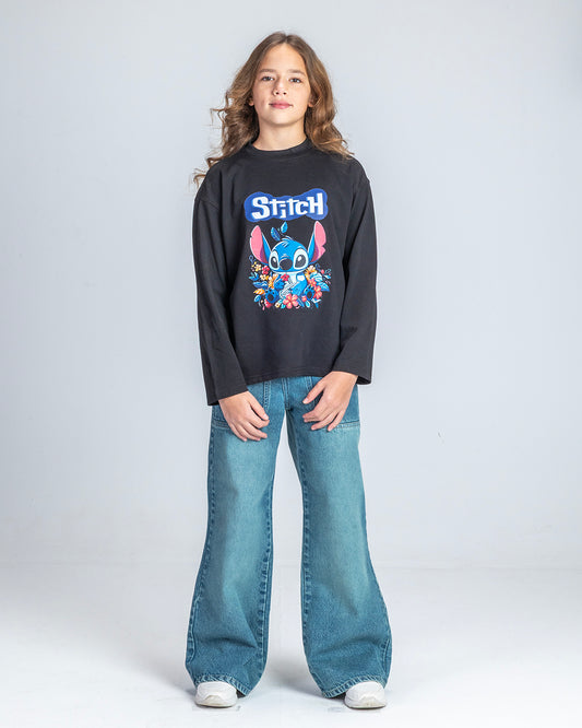 Black Stitch Long Sleeve