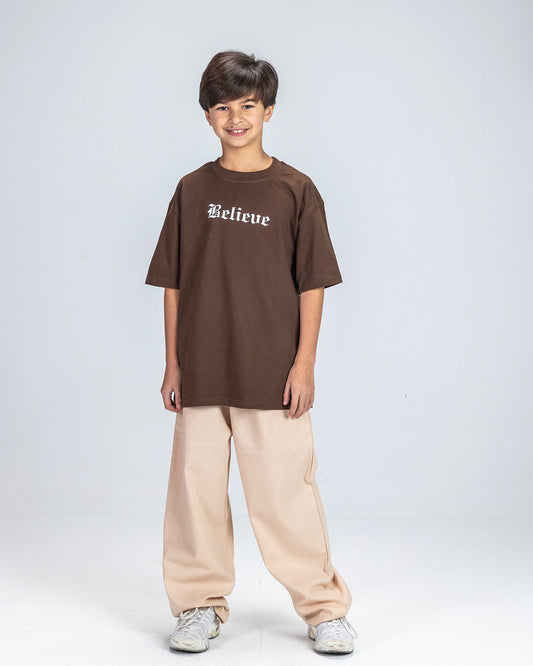 Brown Believe T-shirt