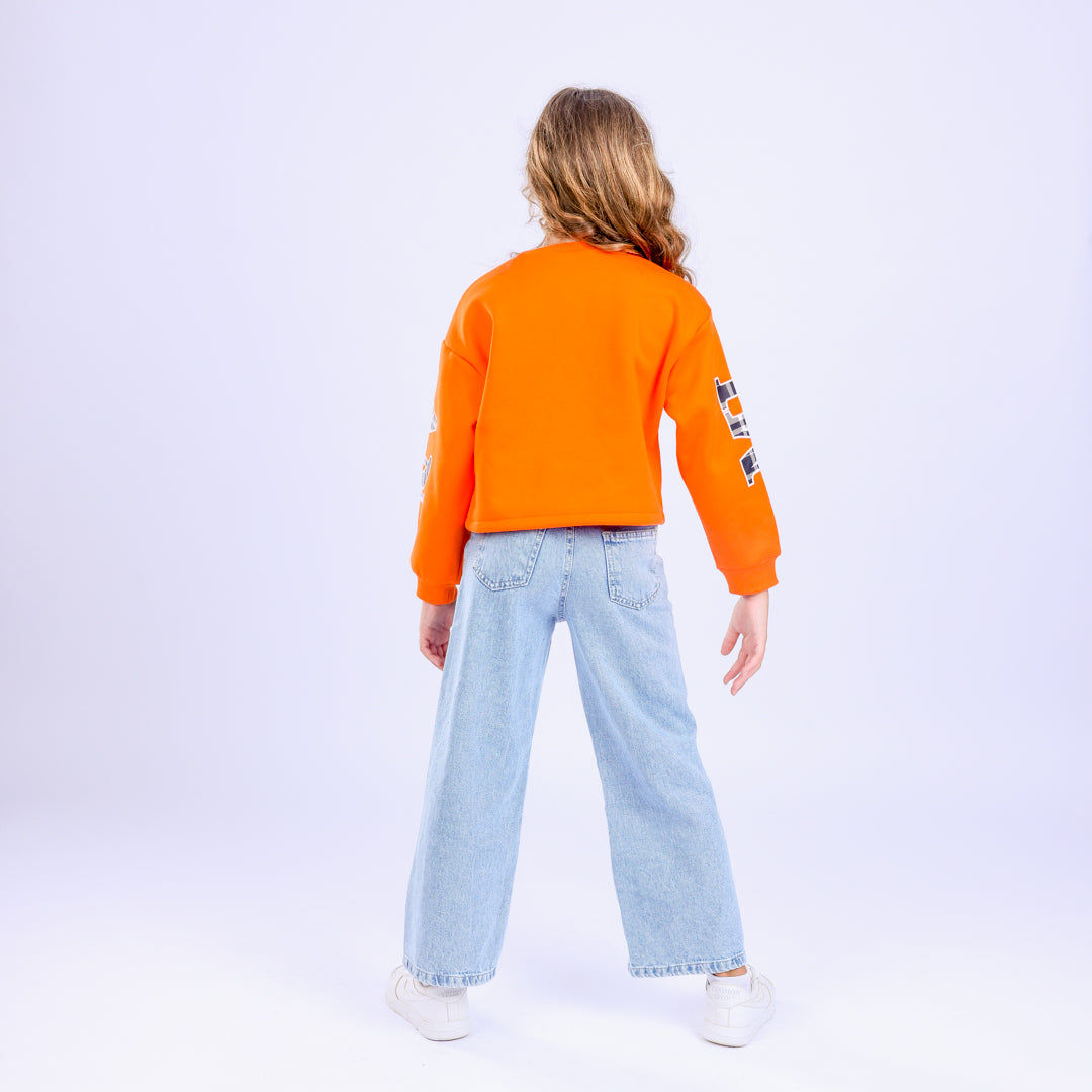 Orange Michigan Sweatshirt