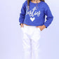 Blue besties sweatshirt