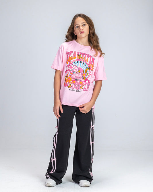 Fuchia Butterfly T-shirt