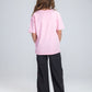 Fuchia Butterfly T-shirt