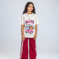 Burgundy Bow pants