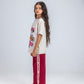Burgundy Bow pants