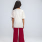 Burgundy Bow pants