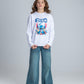 White Stitch Long Sleeve