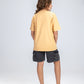 Black Long Cargo Short