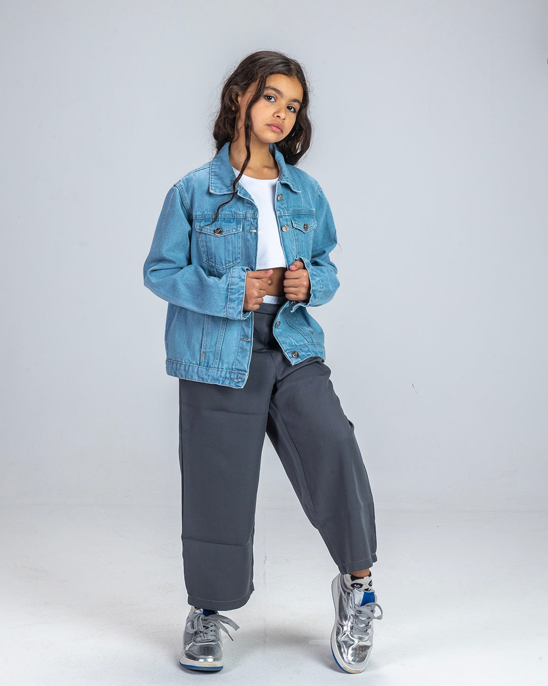 Grey Waist Pants