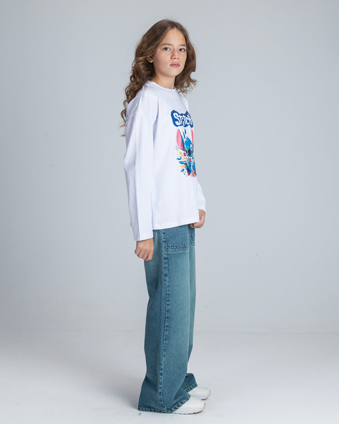 White Stitch Long Sleeve
