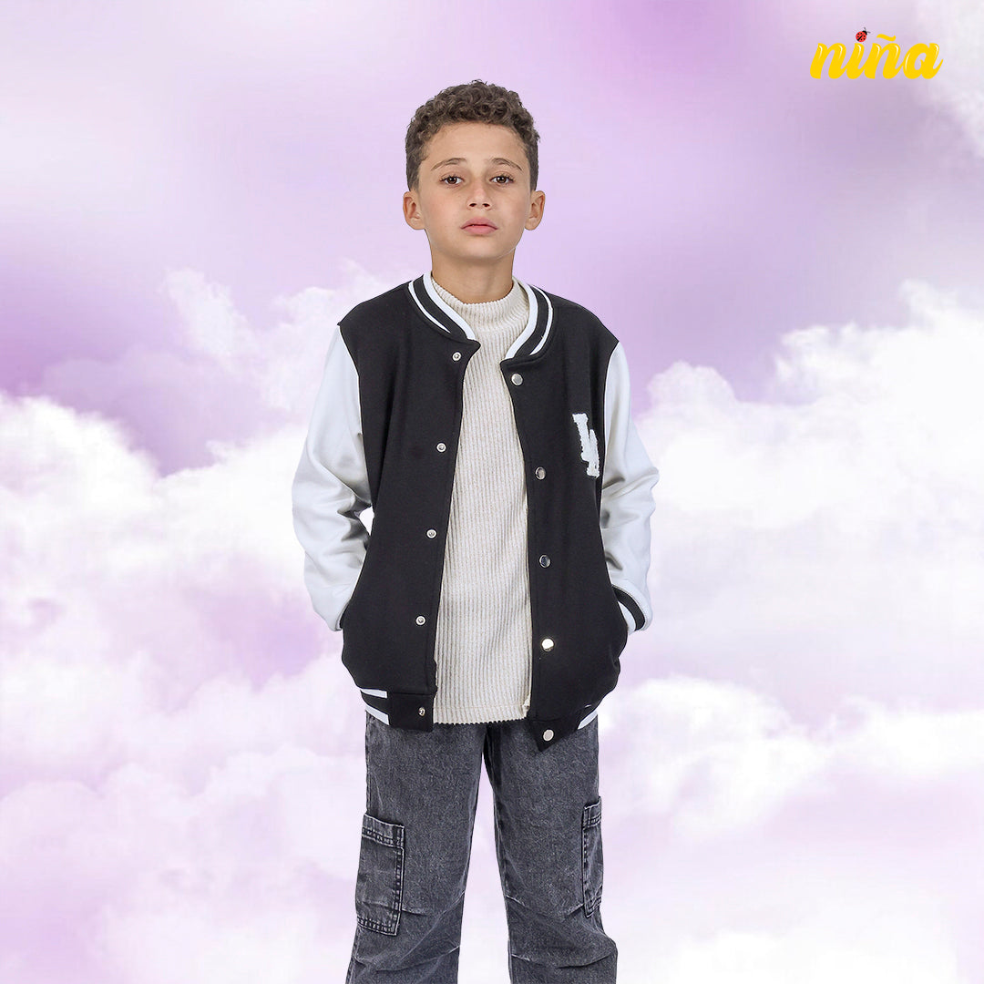 Beige Basic Knitwear Boy