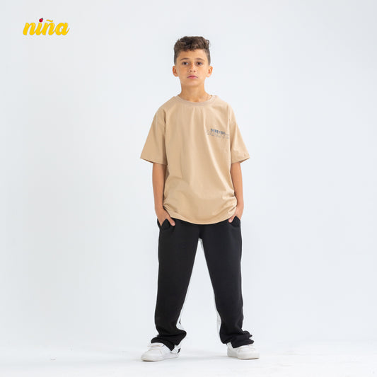 Black Straight Sweatpants