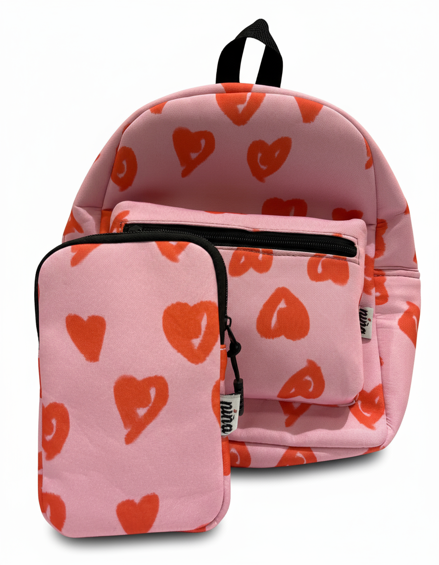 Pink Heart Bag