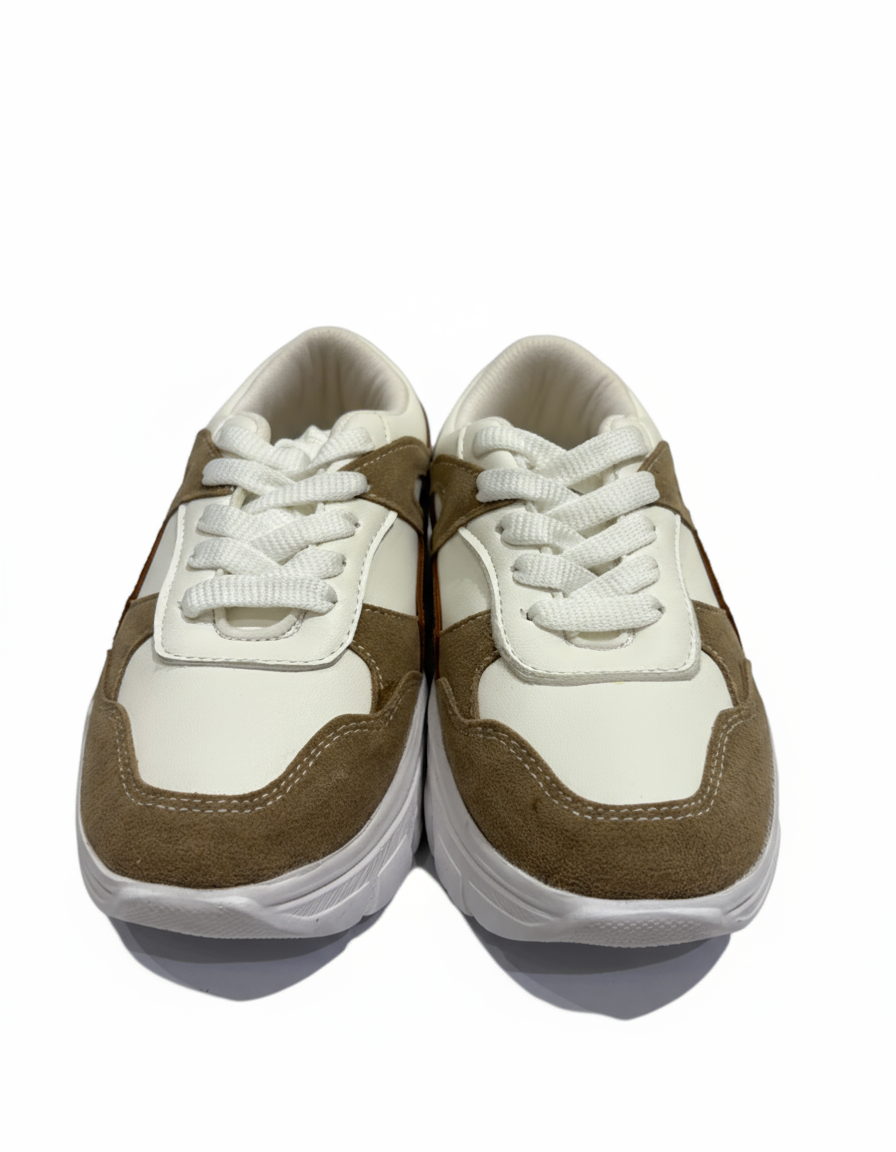 Beige High Shoes