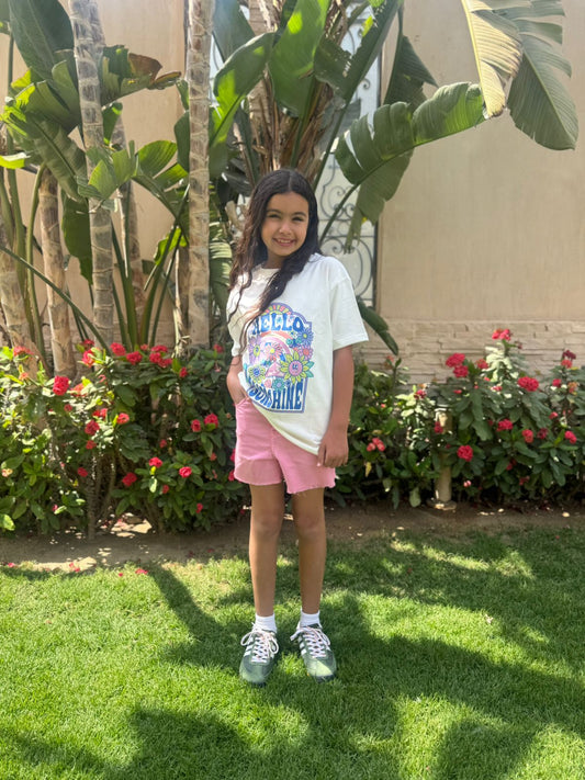 Blue hello t-shirt