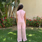 Pink Open Work Set