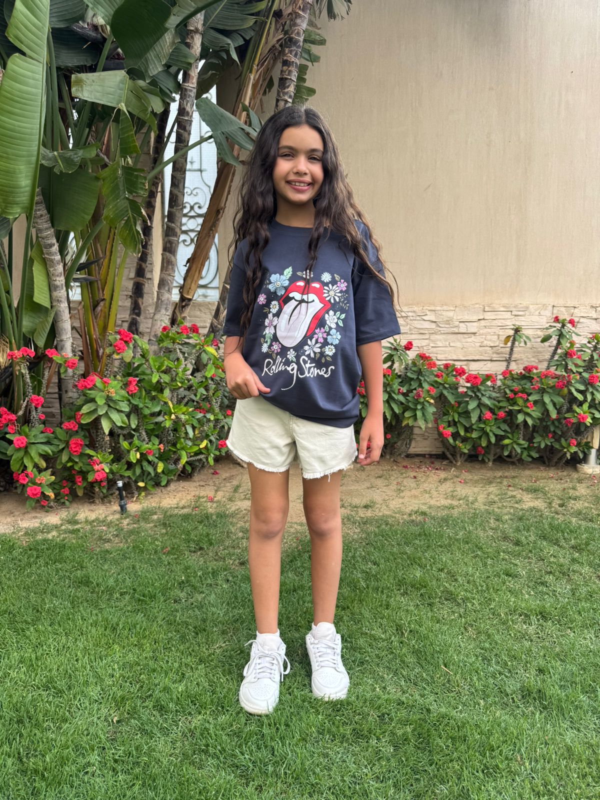Grey Rolling stone t-shirt