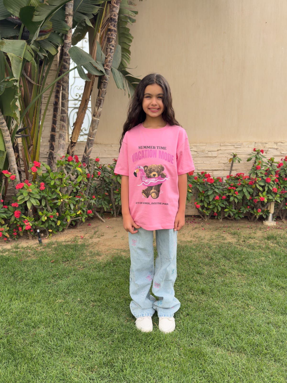 Pink vacation t-shirt