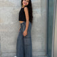 Acid open pocket pants