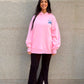 Woman Pink Stitch Sweatshirt