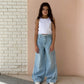 Unfinished Denim Pants