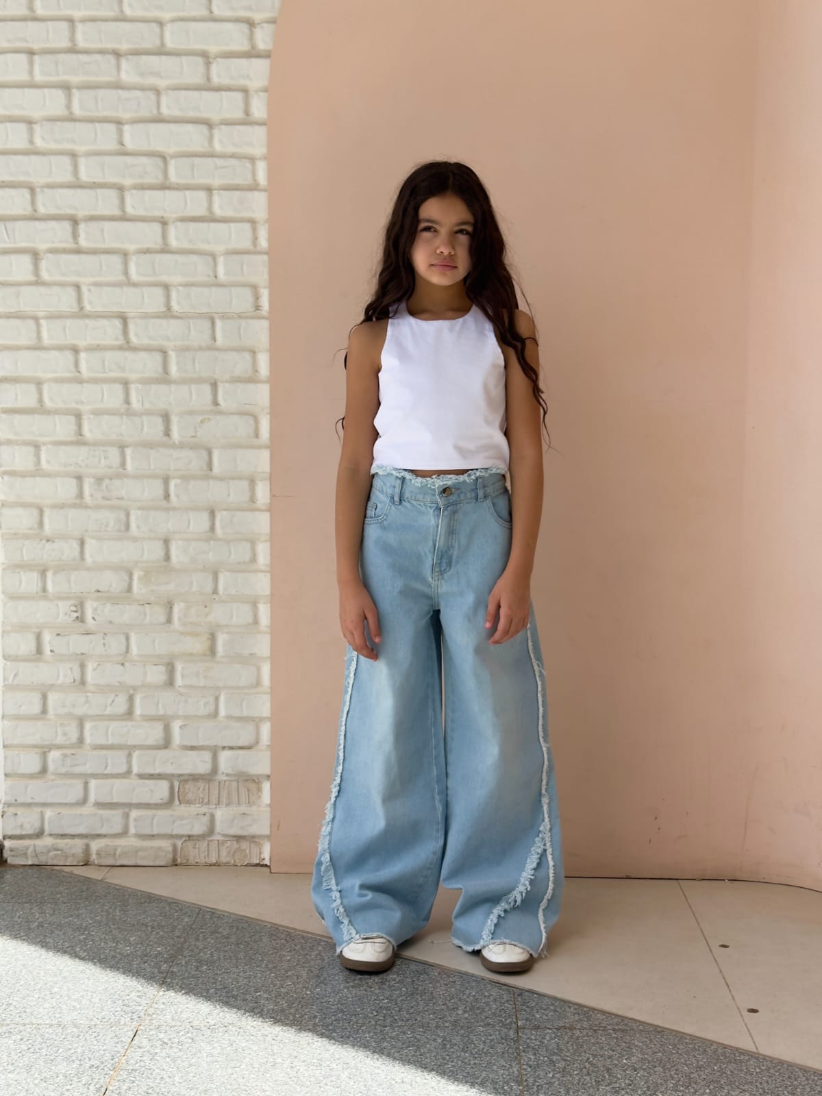Unfinished Denim Pants