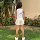 Beige Gabardine short