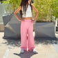 Pink Lenin Pants