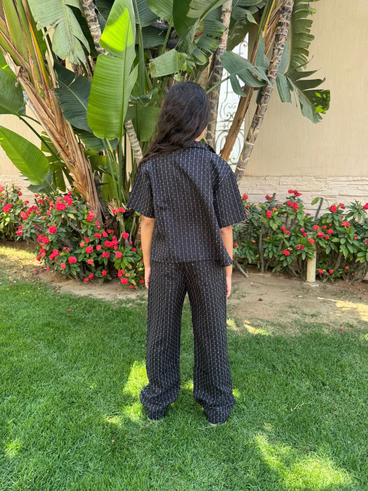 Black Strass Suit