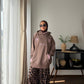 Woman Brown sunset sweatshirt