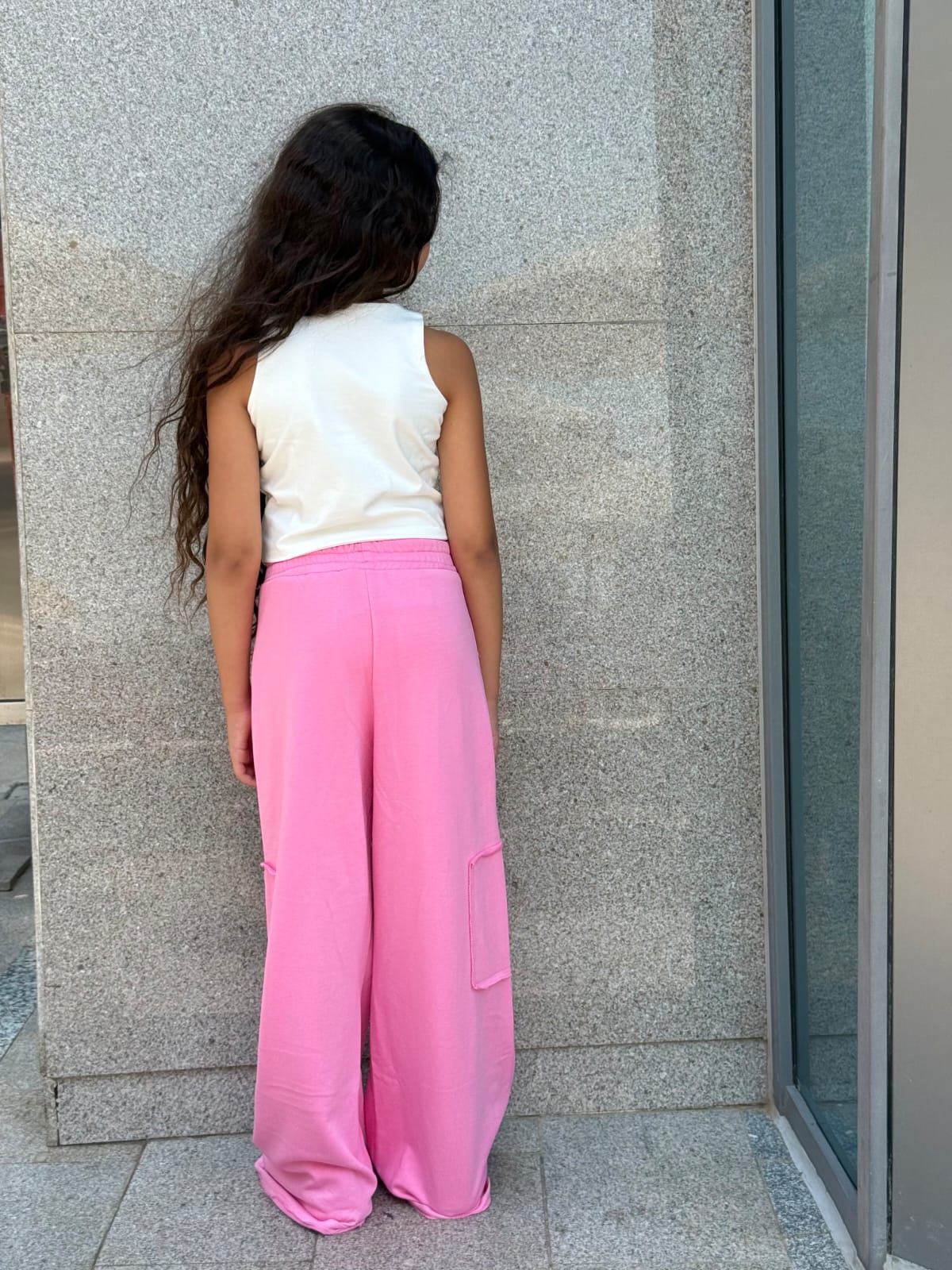 Pink Lenin Pants