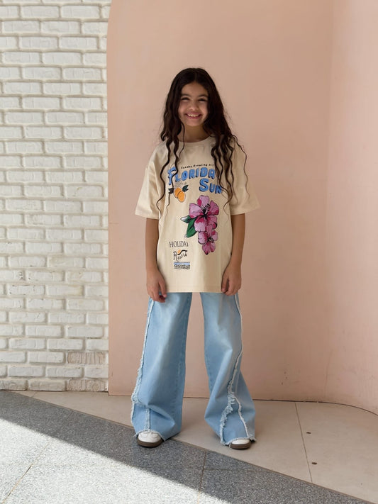 Beige Florida T-shirt
